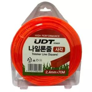 UDT예초기액세서리나일론줄 1EA 2.4mm-70M(사각형)
