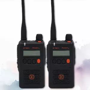 이테크 PD400 PLUS PD-400 플러스 고성능 업무용 건설현장 산업용 디지털 무전기 2대 세트 
