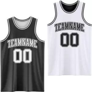 커스텀 남성 청소년 리버서블 농구 저지 운동 탱크 탑 프린트 개인 맞춤형 플레인 블랭크 스포츠 팀 유니폼