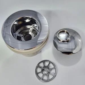 [모두모아]욕조배수구 일자 헤드만 욕조배수구트랩 욕조배수구교체 욕조트랩 욕조마개 욕조거름망