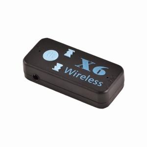 X6 3in1 블루투스 호환 음악 수신기 3.5mm Aux 오디오 어댑터 스마트 호환 TV PSP 용 핸즈프리 자동차 플레