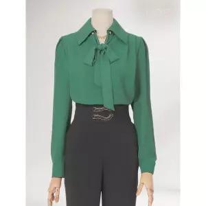 [하프클럽/윈]UNE시크칼라 럭셔리블라우스