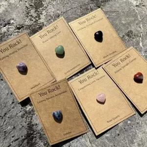 퍼주는 사장님 천연 원석 비즈 크리스탈 하트 행운 부적 랜덤 선물