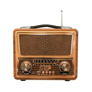 레트로 탁상용 라디오 FM 트로트 소리공 카세트라디오 [정식수입] 빈티지 주방 MP3