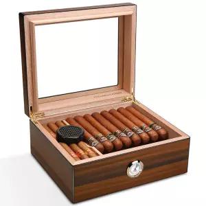 시가 보관함 휴미더 상자 우드 입문용 숙성 캐비닛 세트 파우치 고급 밀폐