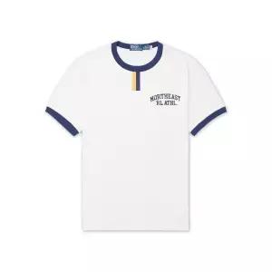 [폴로 랄프 로렌]POLO RALPH LAUREN 스탠다드핏 슬러브 저지 그래픽 티셔츠-화이트 MNPOTSH1N822790-100...