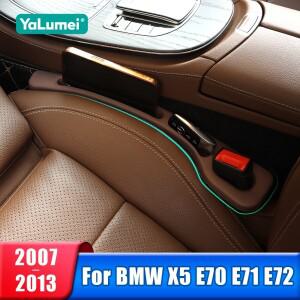 자동차 시트 갭 스티프 사이드 솔기 필러 BMW 호환 X5 E70 E71 E72 용 누출 방지 스트립 2007 액세서리