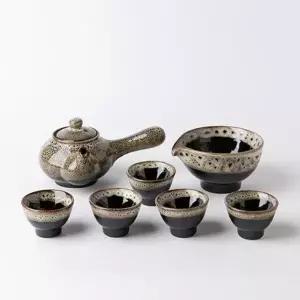 [골드스마일]이중시유 이천도자기 5인 다기세트