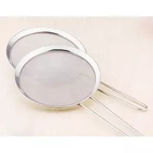 미세 거름망 스테인리스 14cm/80메쉬/밀망 다용도 메쉬망 채반