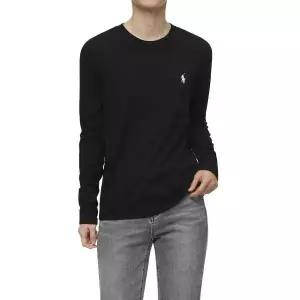 [폴로 랄프 로렌]POLO RALPH LAUREN W 코튼 저지 롱 슬리브 티 - 블랙 WMPOKNINCU20102-001 897063