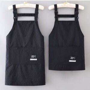 패션 작업복 앞치마 민소매 방오 케이터링 카페 웨이터 네일 방수 아트