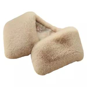 모피 코트목도리 퍼 자켓 넥 패딩 탈부착 카라 워머