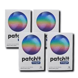 에너짓 고흡수 붙이는 번아웃 누트로픽 패치 14매 4박스