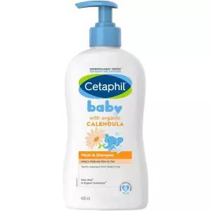 Cetaphil Baby Calendula 세타필 베이비 카렌듈라 워시 앤 샴푸 아기 바스 400ml 1팩