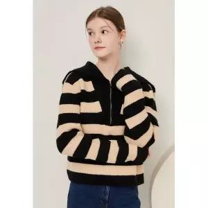 갤러리아 세일러 칼라 단가라 풀오버 니트(GNBA1POJ8)