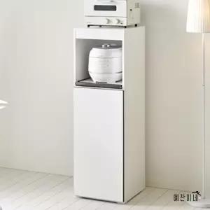 밥솥장 400 국산 E0 전기 밥솥 레일 선반 슬라이딩 수납장 밥통 거치대 다이