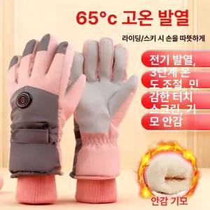 벙어리 발열 장갑 겨울용 등산용 라이딩 충전 온열 보온 여성용 열선 히팅 방수