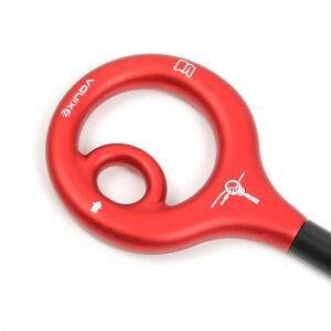 9-Shape Rigging Descender Aluminum Alloy Rock Climbing Cable Device Downhill Rappelling Equipment