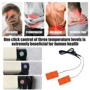 탄소 섬유 가열 패드 온도조절 충전 다리 열선패드 드럼통 발난로 온열 자켓 재킷 밴드