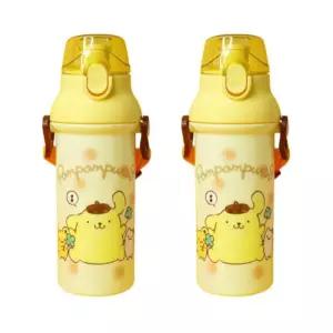 릴팡 유아 원터치 어깨끈 물통 물병 휴대용 480ml X2