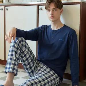 [레노마 언더웨어]엘리가모 남성 레오 피치기모 9부 상하 BL