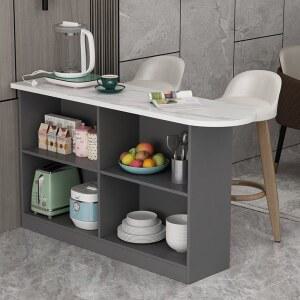 작은 아파트 식탁 식탁 소형 야외 기억자 바수납장 2개 낮은 칸막이