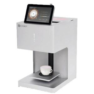 식용 프린터기 라떼 아트 식용포토프린터 자동 잉크 눈금자 로고 본체 인쇄기 포토 화이트