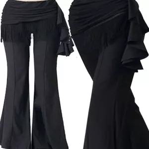 라인댄스복 팬츠 치마 밸리 무용 라틴 바지 스윙 차밍