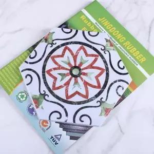 방수 타일 시트지 스티커형 리무버블 욕실 육각 데코 타일 시트지 바닥 벽면 인테리어 육각형 점착식