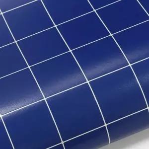 네이비 타일 시트지 인테리어 접착 방수 발포 타일 시트지 욕실 셀프