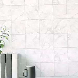 대리석 타일 시트지 발포 욕실 화이트 주방 타일 시트지 리폼 인테리어
