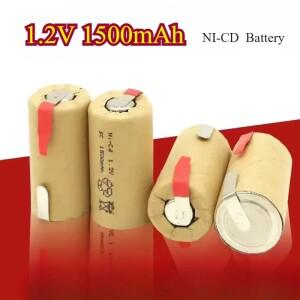 20PCS 1.2V 1500mAh NI-CD SC 전동 공구용 충전식 고출력 10C 배터리 스크루드라이버 전기 드릴 도구 SU