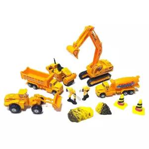유아 메탈 중장비 미니카 피규어 세트 자동차 장난감 공사차량완구 남자아이선물