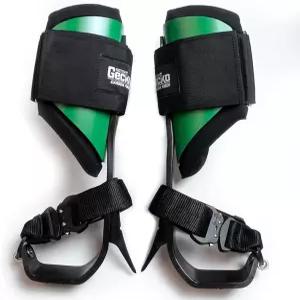 노치 게코 탄소 섬유 클라이머트리 개프스 퀵 커넥트 스트랩 조절 가능한 상부 커프스 비브람 스터럽 밑창