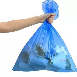 쓰레기봉투 봉지 비닐 야채 재활용 분리수거 파란 시장 마트pqr926