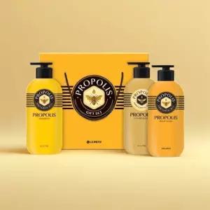 LG 엘지 설선물세트 프로폴리스 올타임 헤어바디 명절 세면도구 세트