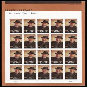 어거스트 윌슨 극작가20장 퍼스트 클래스 우편 포에버 우표 2021 스콧 5555