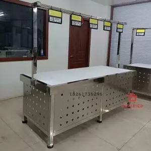 정육대 고기 절단대 도마 걸이형 상판 작업대