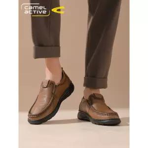 남성신발 가을 겨울 비즈니스 캐주얼 구두 가죽 소프트 아빠 슈즈 심쿵돌직구