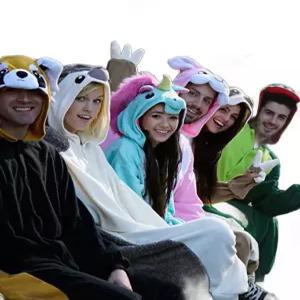 공룡 잠옷 점프 토끼 슈트 동물 할로윈 양 고슴도치 성인 키구루미 의상 파자마