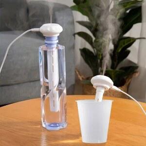 슈퍼 조용한 휴대용 미스트 조절 가능한 길이 사무실 침실 자동차 여행용 공기 청정기 물병 필요 없음