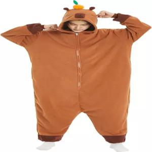 NCBYKM 귀여운 카피바라 원시 동물 잠옷 할로윈 파티 의상