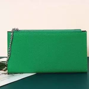 클러치백 체인줄 지갑 장지갑 미니 가방 그린 남녀공용클러치백