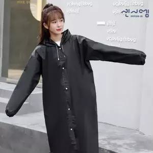 캠핑 등산 낚시 고급 EVA 코트 우비 블랙