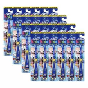 2080 소형 3스텝 칫솔 브레드이발소 블루 24개