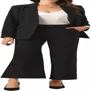 알레그라 K 블 여성용 바지 정장 작업 세트 비즈니스 2피스 의상