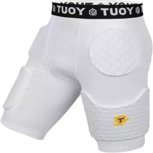 디알루돈 축구 거들 성인 패딩 압축 반바지 5패드 엉덩이 및 허벅지 보호대 야구공 블랙
