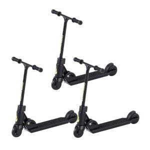 WNHNO 3Pcs 핑거 스쿠터 - 2륜 접이식 BMX(브레이크 포함) | 청소년용 보드 액세서리 교육용 장난감 미끄럼 방지 재미있는 스케이트보드