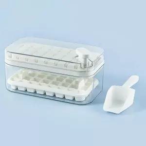 [콩심팥심]64구 원터치 아이스트레이 푸시 얼음틀 얼음통 푸시아이스트레이