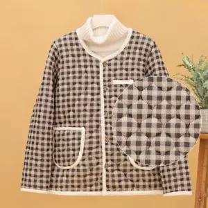 여성 겨울 퀼팅 재킷 포근한 기모 점퍼 방한복 촌캉스 김장 빅사이즈